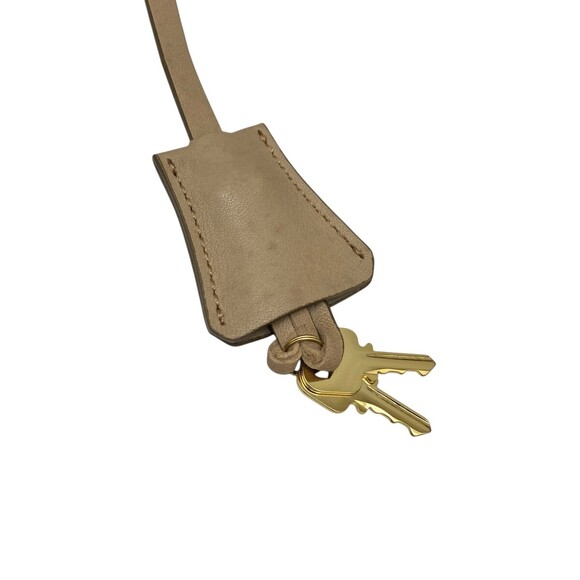 MCM Beige Visetos Coated Canvas Leather Hobo Basg - Picture 8 of 9